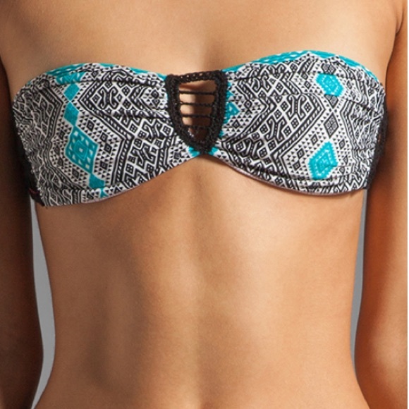 Rare Acacia Swimwear Buenos Aires Bandeau in Thai - Picture 1 of 3